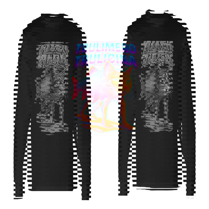 Trulimero Trulicina イタリアンブレインロットミーム 長袖Tシャツ