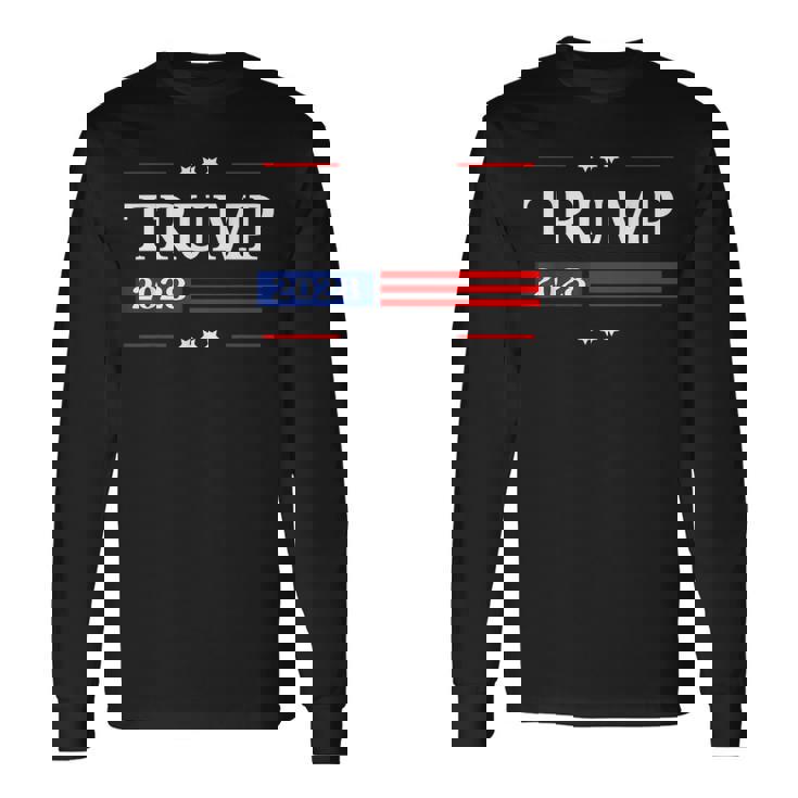 Trump 2028 Flag President Pro Trump 2028 American Flag Langarmshirts Geschenkideen