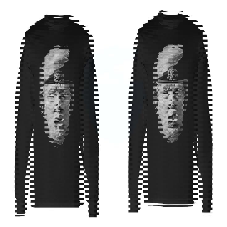 Trump Brain Anti-Trump 長袖Tシャツ