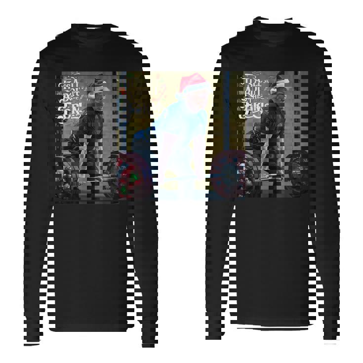 Trump Its All About The Form デッドリフティング ワークアウト クリスマス 長袖Tシャツ