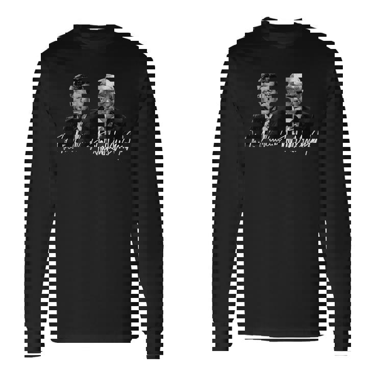 Trump Kennedy Donald Trump Us 歴代大統領 署名 長袖Tシャツ