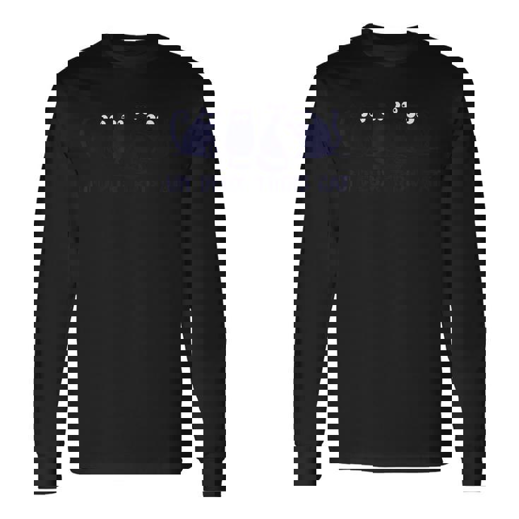 Un Deux Trois Cat フレンチキティ 恋人 愛らしい 長袖Tシャツ