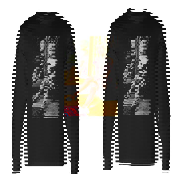 Usポップスター、シンディ・ローパー1993年撮影。 長袖Tシャツ