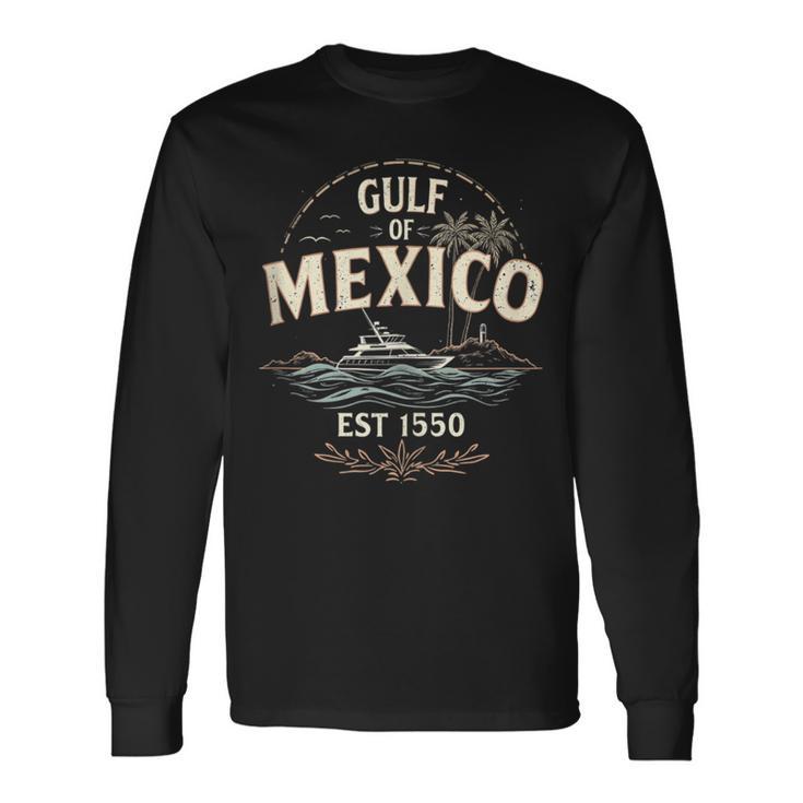 Vacaciones Golfo Costa Playera México In Mangas Camiseta de manga larga