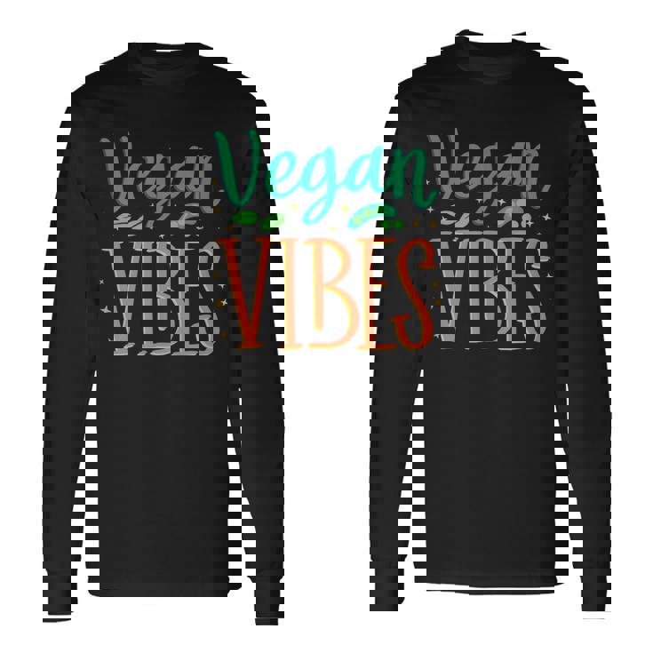 Veganibes 面白いヴィーガン主義 ベジタリアン 植物 ヴィーガン 長袖Tシャツ