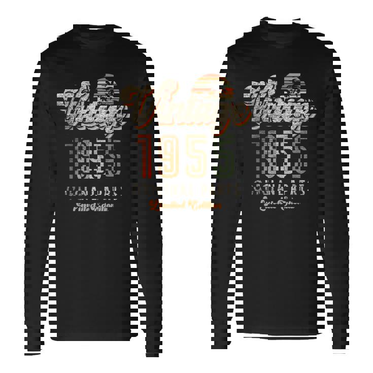 Vintage 1955年 限定版 誕生70周年記念パームス レトロ 長袖Tシャツ