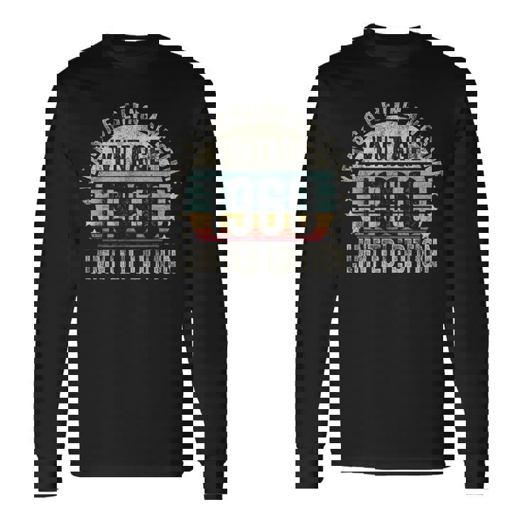 Vintage 1960 T For Retro 1960 Birthday 長袖Tシャツ