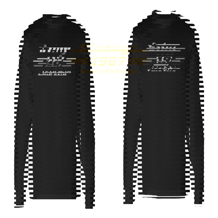 Vintage 1967 58歳の誕生日 クラシックカー 長袖Tシャツ