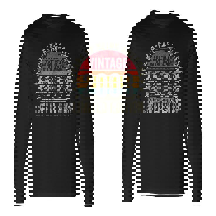 Vintage 2008 Limited Edition Legendary Awesome Epic 2008 長袖Tシャツ