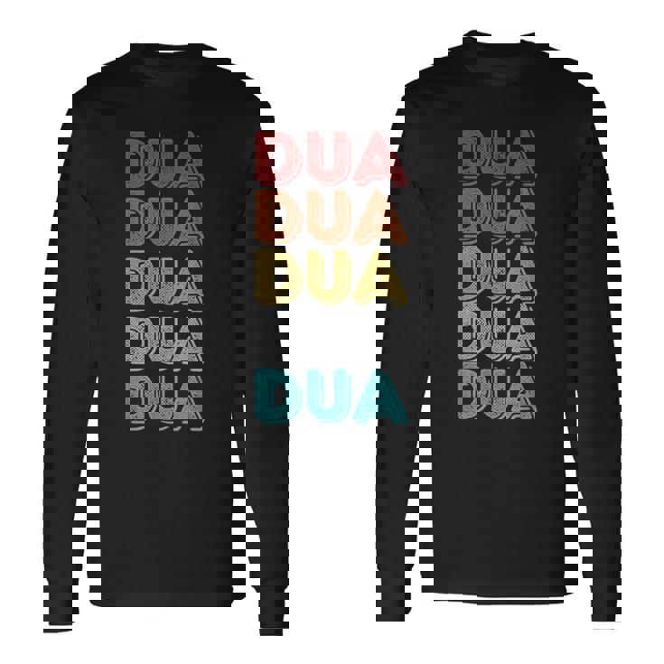 Vintage Retro Dua Long Sleeve T-Shirt
