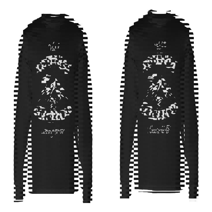 Visit Patience Colorado レジデントエイリアン 長袖tシャツ 長袖Tシャツ