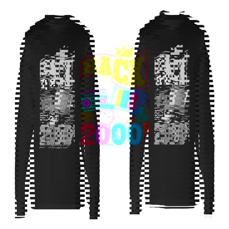 Volver A Los Años 2000Intage Dos Miles Retro 00 Camiseta de manga larga