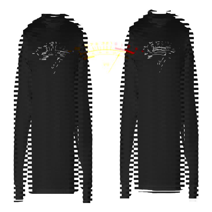 Vuメーターサウンドレベルスタジオ 長袖Tシャツ