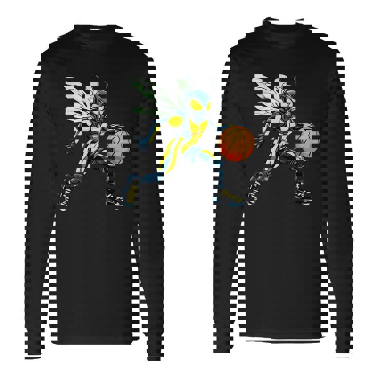 Wasp バスケットボール選手バスケットボール スズメバチ 長袖Tシャツ