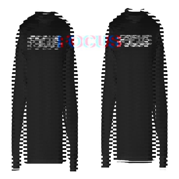 Weird Focus Crazy Optical Illusionシャツ 長袖Tシャツ