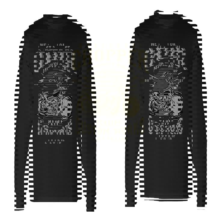 West Coast Chopper オートバイtシャツ 長袖Tシャツ