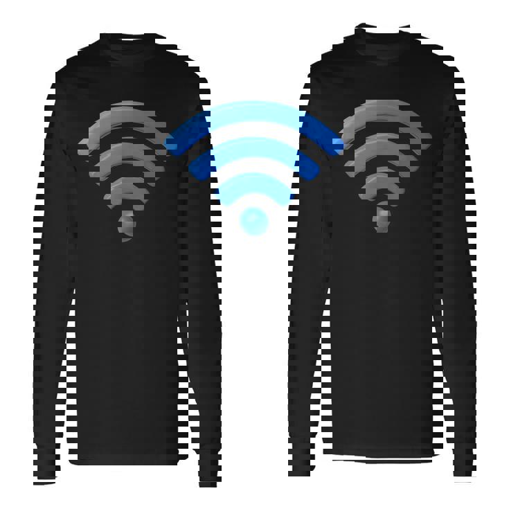 Wi Fiignal、Wi Fiシャツ、インターネット信号、インターネットwi-Fi 長袖Tシャツ