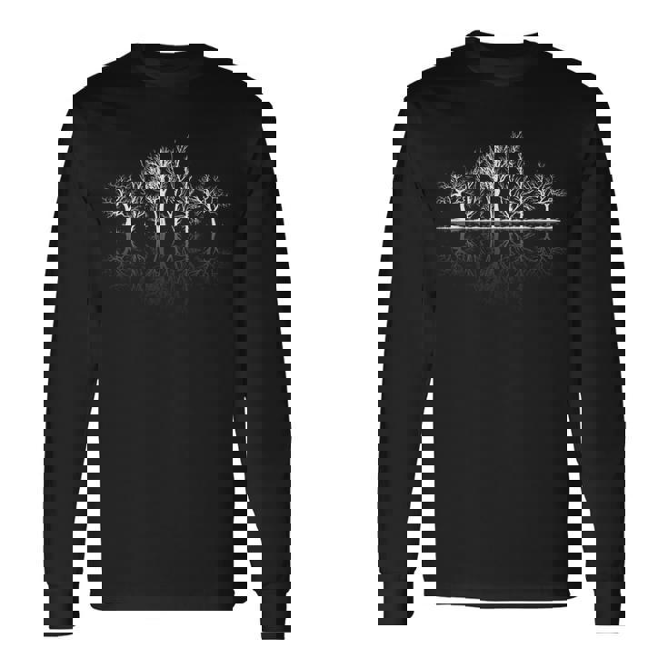 Wildlife Forest Trees Reflection Outdoor Hiking Nature Long Sleeve T-Shirt Gifts ideas Wildlife Forest Trees Reflection Outdoor Hiking Nature Long Sleeve T-Shirt Gifts ideas