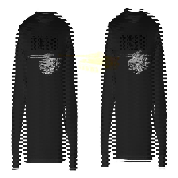 Ww2 ドイツタイガー1戦車 Pzkpfwi 長袖Tシャツ