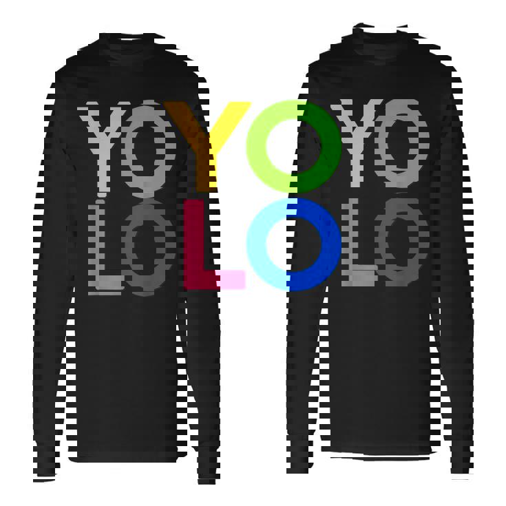 Yolo T-shirt à manches longues