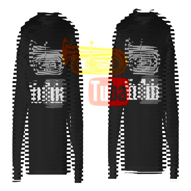 Youtuba おもしろ金管楽器 長袖Tシャツ ギフトのアイデア
