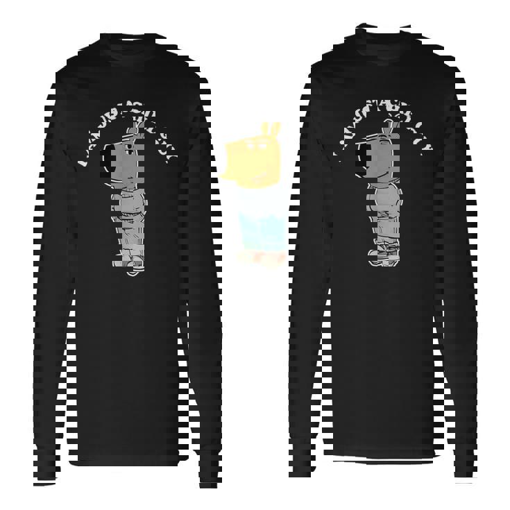 「I'm Just A Chill Guy」ファニーミーム 長袖Tシャツ