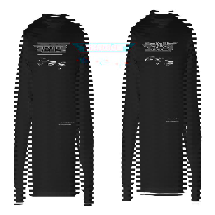 「グラディウス」ロゴ&ビックバイパー三形態 長袖Tシャツ
