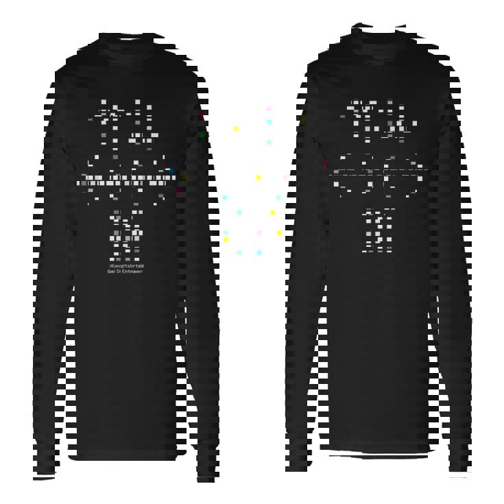 「グラディウス」上上下下左右左右ba タイル 長袖Tシャツ