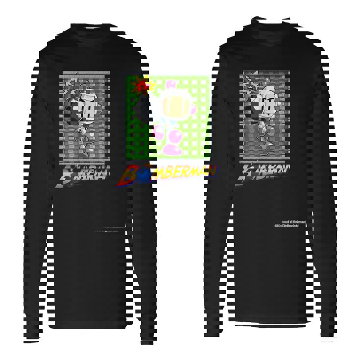 「ボンバーマン」白ボン（F） 長袖Tシャツ
