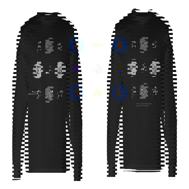 「悪魔城ドラキュラ」9 Circles 長袖Tシャツ