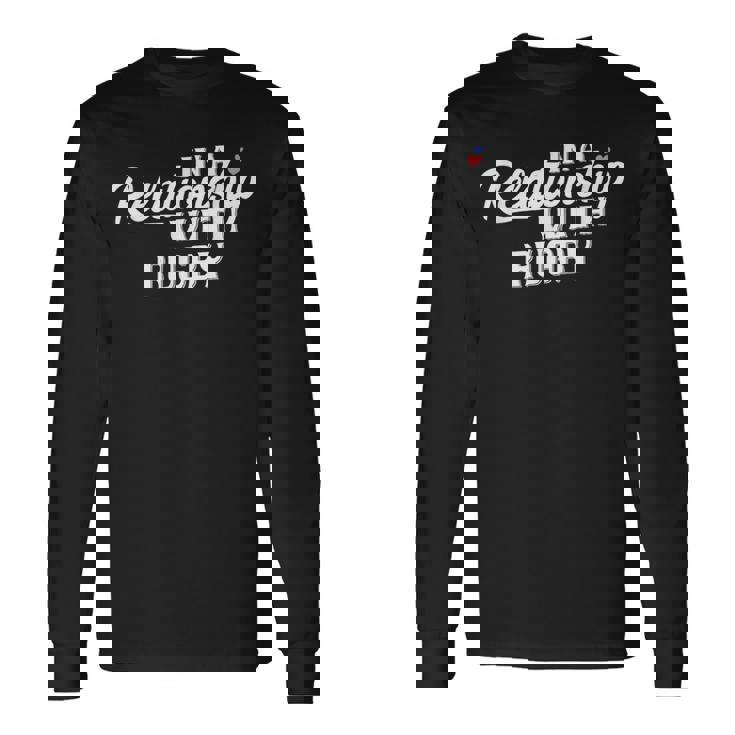 「面白いラグビー選手」と言うラグビーとの関係 長袖Tシャツ ギフトのアイデア