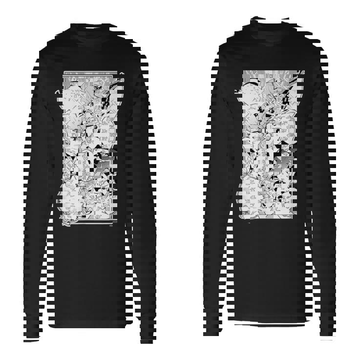 【さくらみこ】『ヤマト神想怪異譚』漫画コマtシャツ（本人セレクト 日本語） 長袖Tシャツ