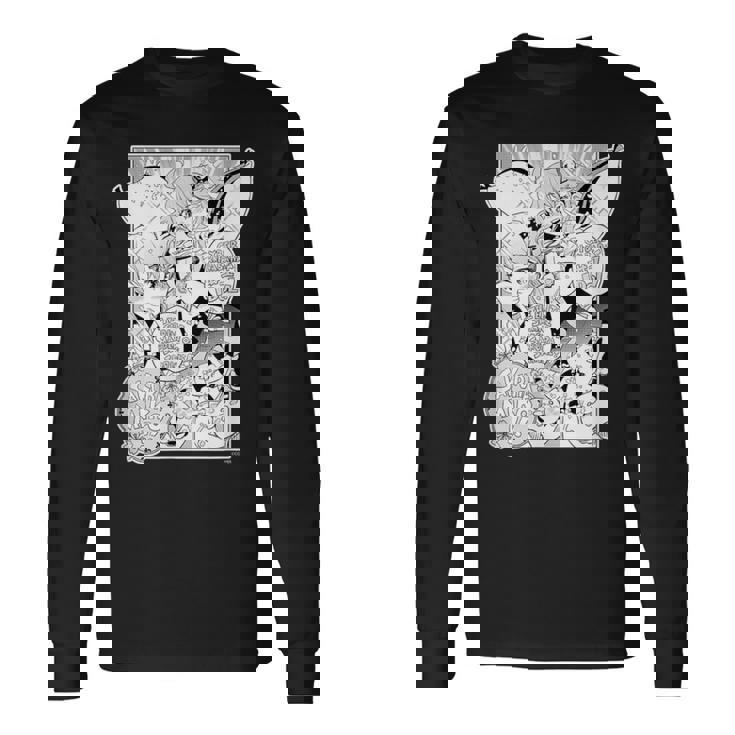 【さくらみこ】『ヤマト神想怪異譚』漫画コマtシャツ（本人セレクト 英語） 長袖Tシャツ