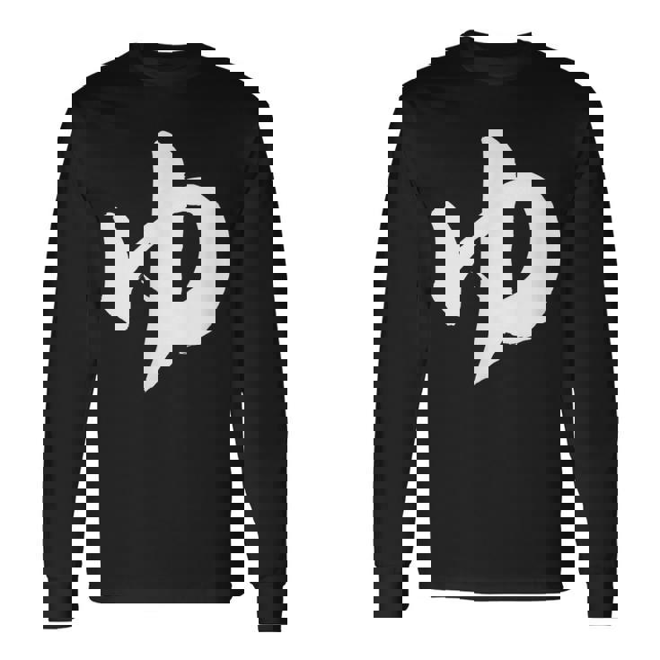 【ゆ】湯 ひらがな 日本語 毛筆 書道 筆文字 温泉 和柄 日本 サウナ お土産 銭湯 おもしろ 面白い 文字入り ネタ 長袖Tシャツ