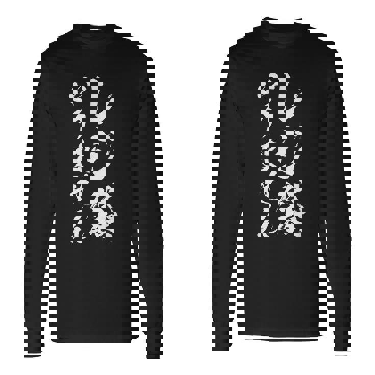 【レジ袋いりません】文字 面白い ネタ 文字入り おもしろ 笑える 筆文字 毛筆 ギャグ ウケ狙い ふざけ 文字入れ 長袖Tシャツ