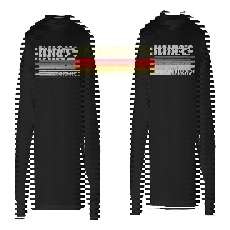 【橋本 橋元 はしもと】名前 名字 家族お揃い ギャグ ネタ ウケ狙い 贈り物 ギフト 面白い おもしろ 長袖Tシャツ