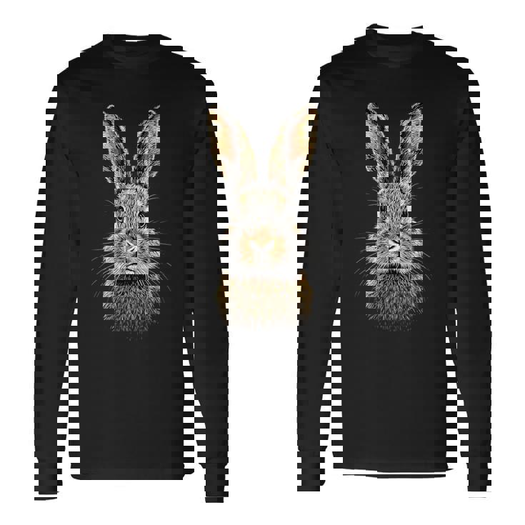 うさぎ うさぎ うさぎ かわいいうさぎ 長袖Tシャツ