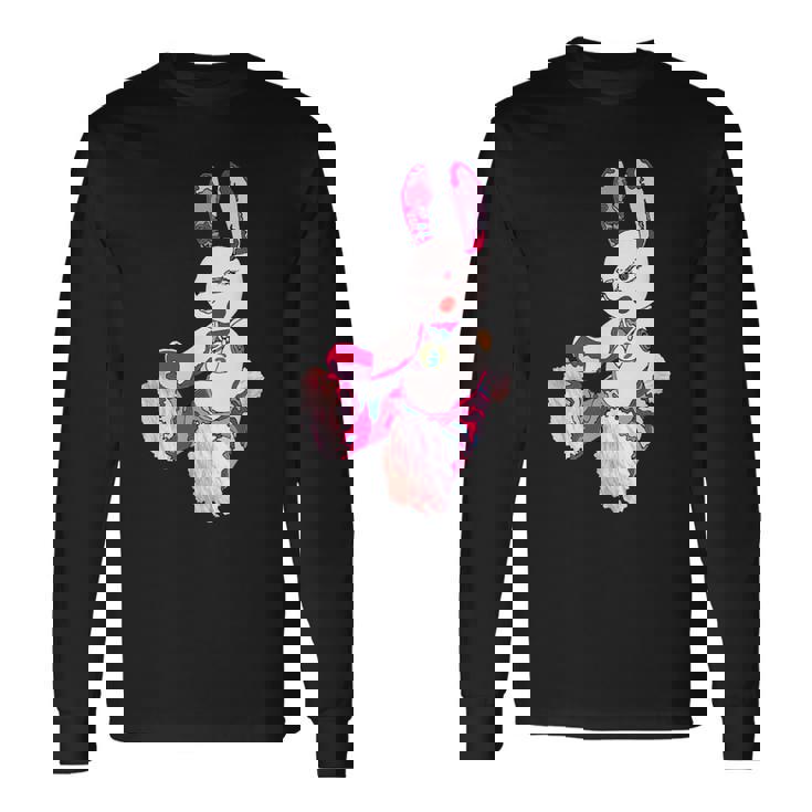 うさぎ星人ピンクちゃん 長袖Tシャツ