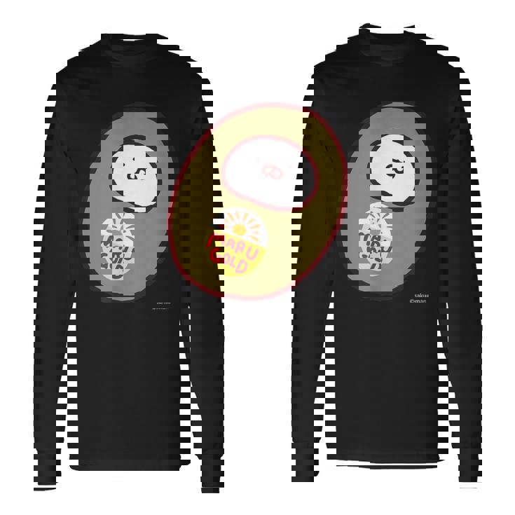 うさまる キウイまる ダークカラー 長袖Tシャツ