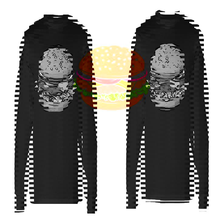 おいしい食通にインスパイアされた 長袖Tシャツ