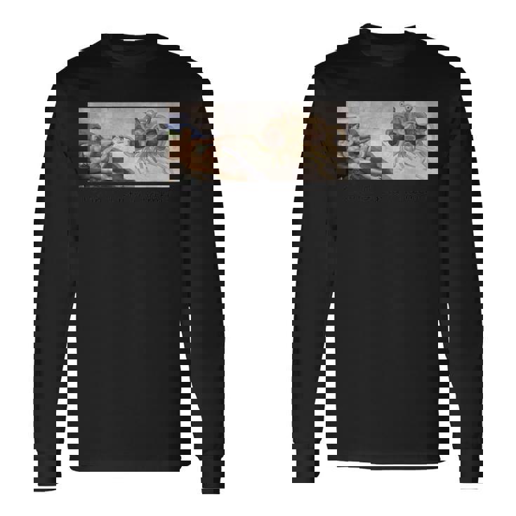 おかしい。ラーメンを頂けますか？空飛ぶスパゲッティモンスターギフト 長袖Tシャツ