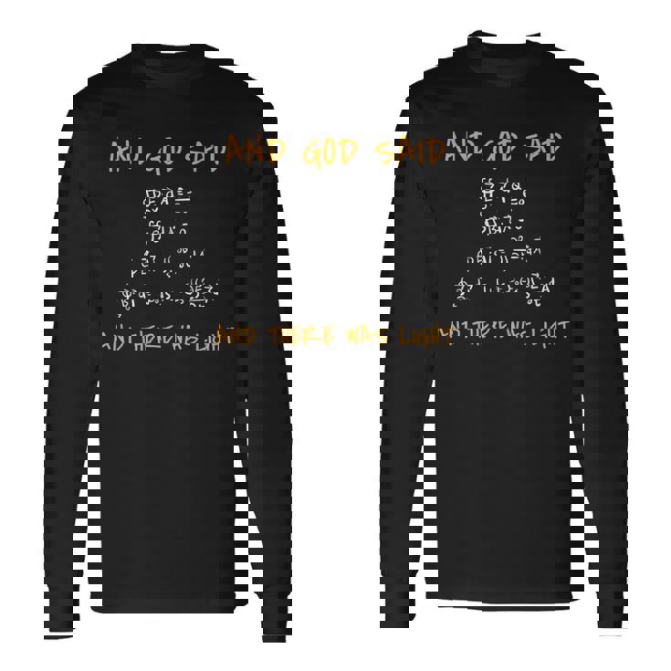 おかしなマクスウェルシェンの方程式医師。 長袖Tシャツ