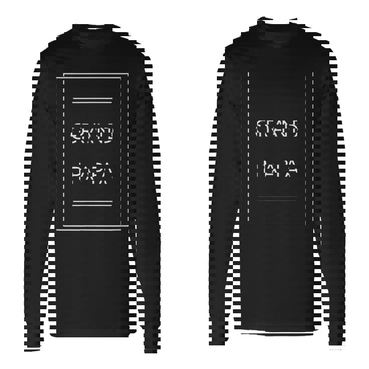 おじいちゃん、グランドパパへのサプライズ妊娠発表ギフト 長袖Tシャツ