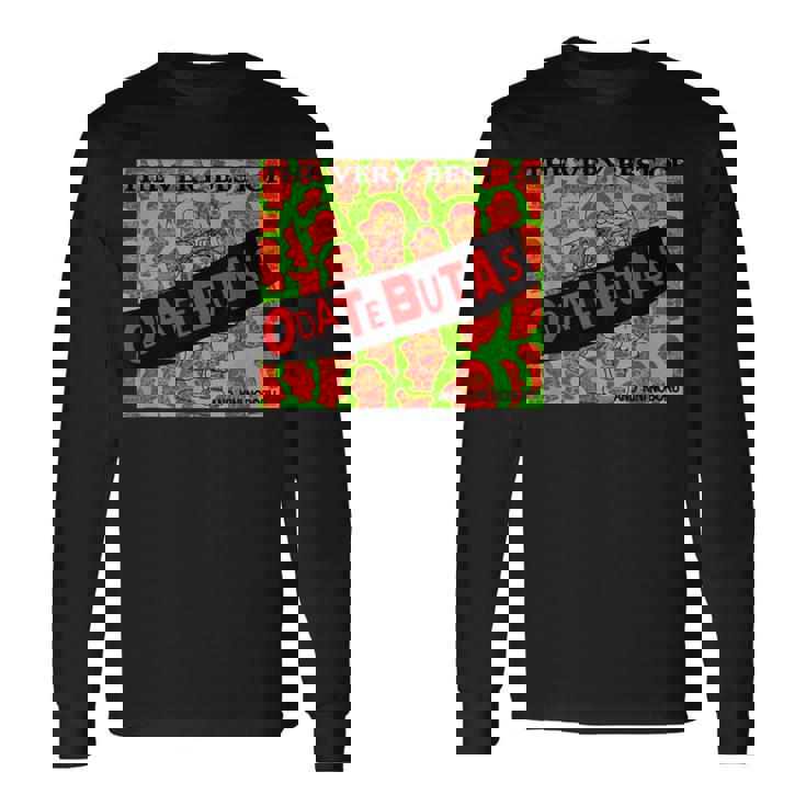 おだてブタがいっぱい デザインa 長袖Tシャツ