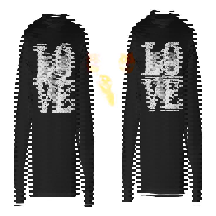 おもしろい I Love Hamsters ギフト かわいい ハムスター ペット好き ハムスター 長袖Tシャツ