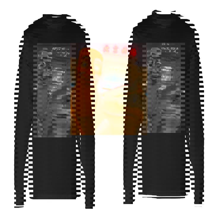 おもしろい Tung Tung Tungahur Tralero Tralalaelfie Brainrot 長袖Tシャツ