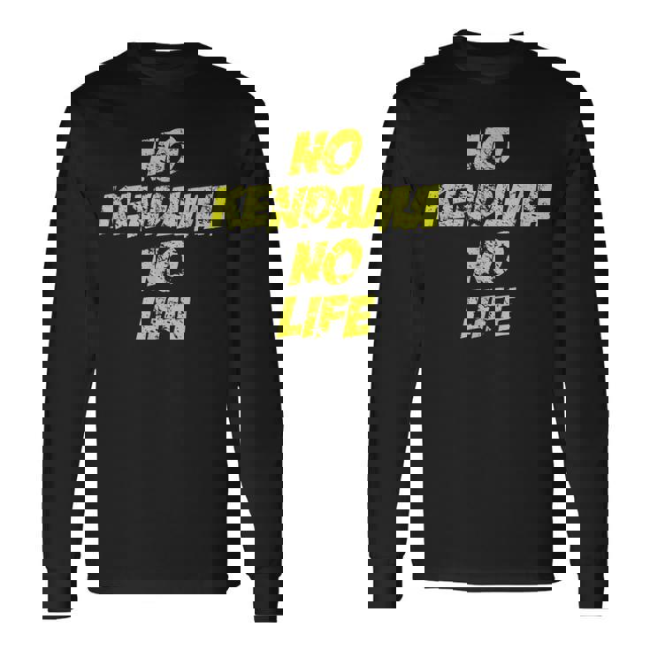 おもしろけん玉 「No Kendama No Life」 長袖Tシャツ