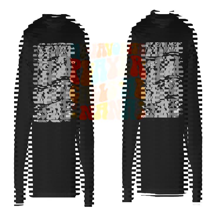 お気に入りの野球選手が私をナナと呼ぶ母の日。 長袖Tシャツ