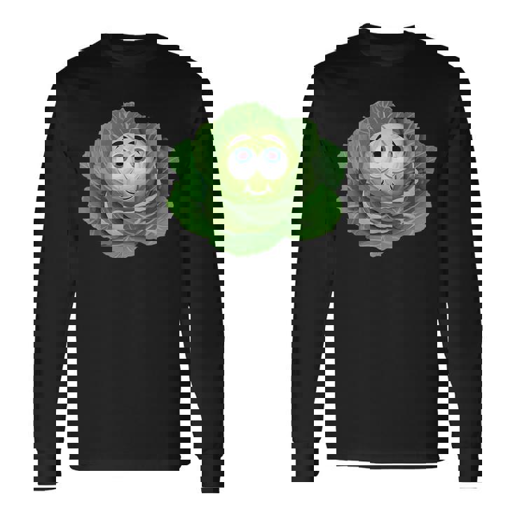 かわいいキャベツチーム ハロウィンコスチューム キャベツ愛好家 ビーガンtシャツ 長袖Tシャツ