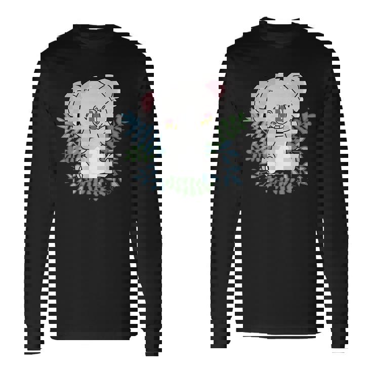 かわいいコアラの絵、オーストラリアのギフト 長袖Tシャツ